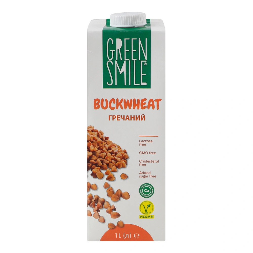 Напій Green Smile 2,5% 1038 г ультрапастеризований гречаний