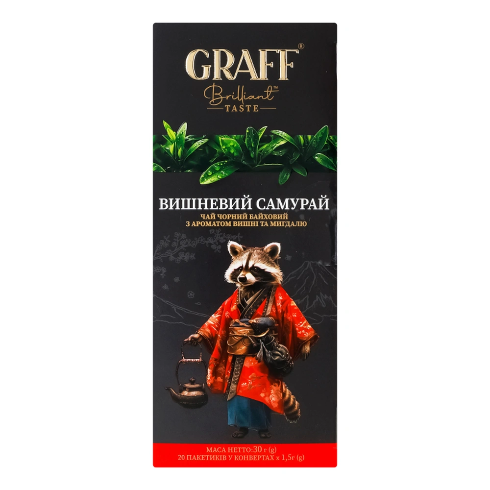 Чай Graff 20 шт. чорн. Вишневий Самурай