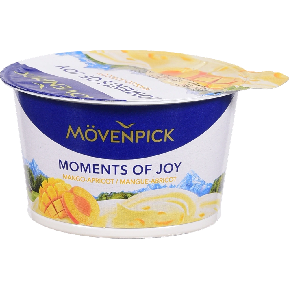 Йогурт Movenpick Premium Moments 100 г стак. 5% Манго-Абрикос