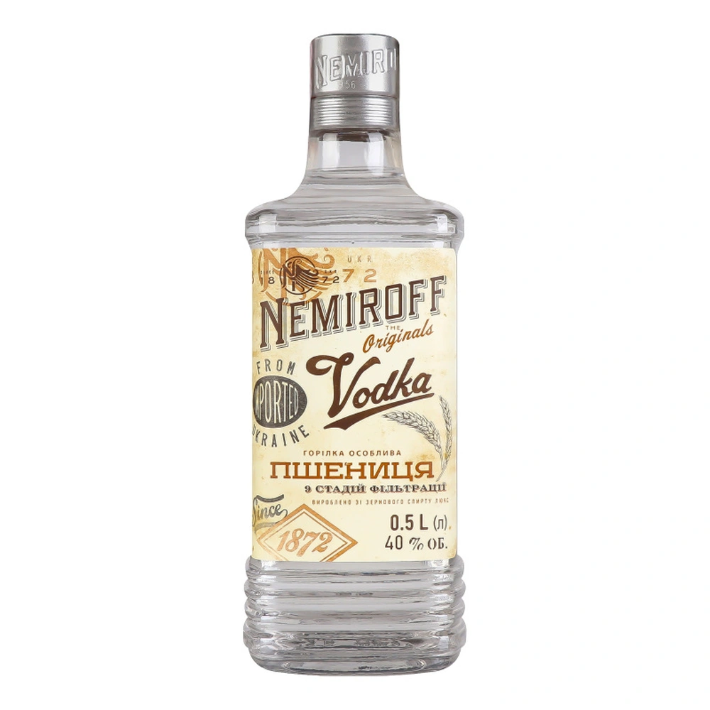 Горілка Nemiroff 0,5 л Пшениця Українська Відбірна