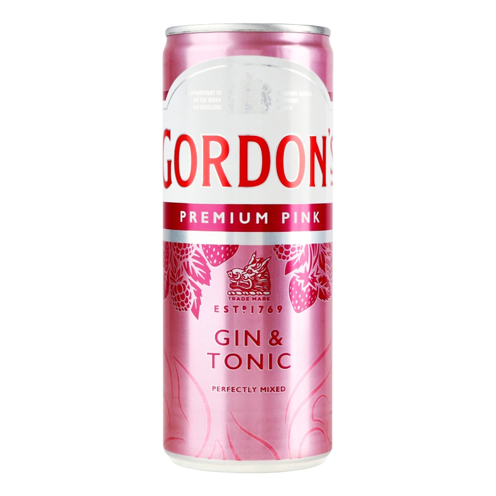 Напій алк. Gordon's 0,25 мл з/б Pink Gin-Tonic