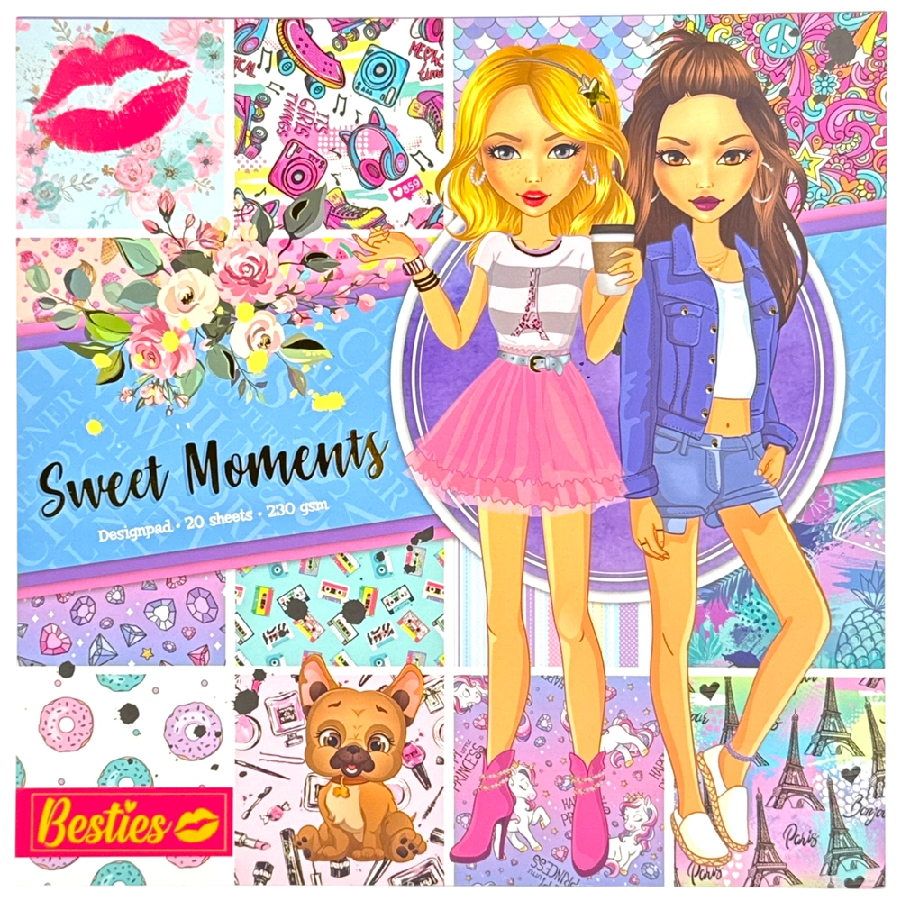Блокнот д/дизайну Besties SweetMoments Світ Моментс 961033