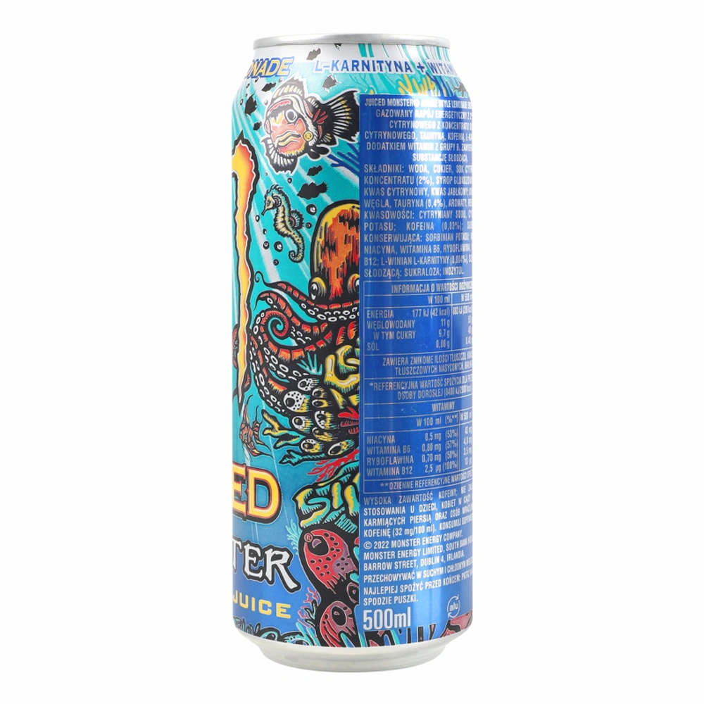 センラ Bad monster 80個 Напій безалкогольний Monster Energy 0,5л. банка Aussie lemonade Juiced