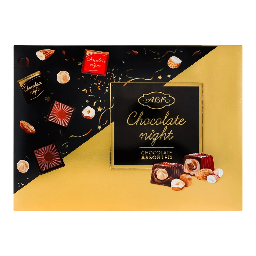 Цукерки АВК Chocolate Night Assorted 170 г